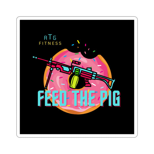 Feed The Pig Sticker
