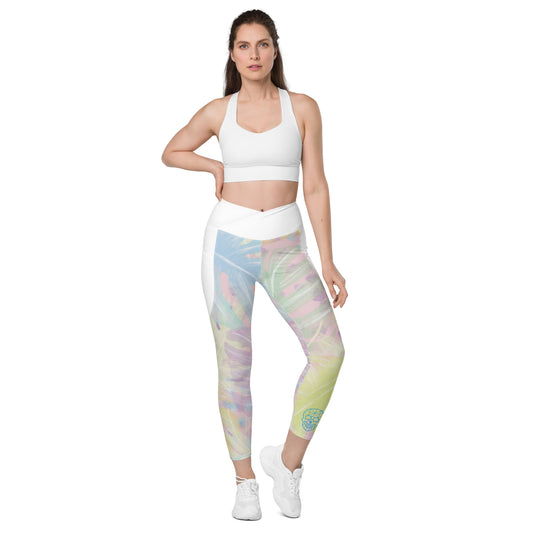 Cotton Candy Crossover leggings
